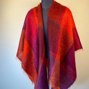 Maban of Scotland Mohair Wool Wrap / Cape – Made in Great Britain